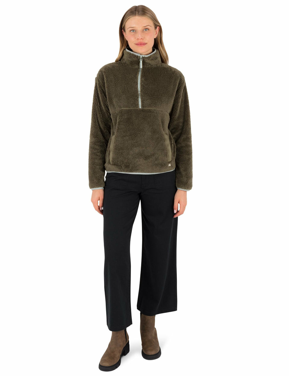 Hurley | Scout Polar Fleece Anorak - Vintage Olive