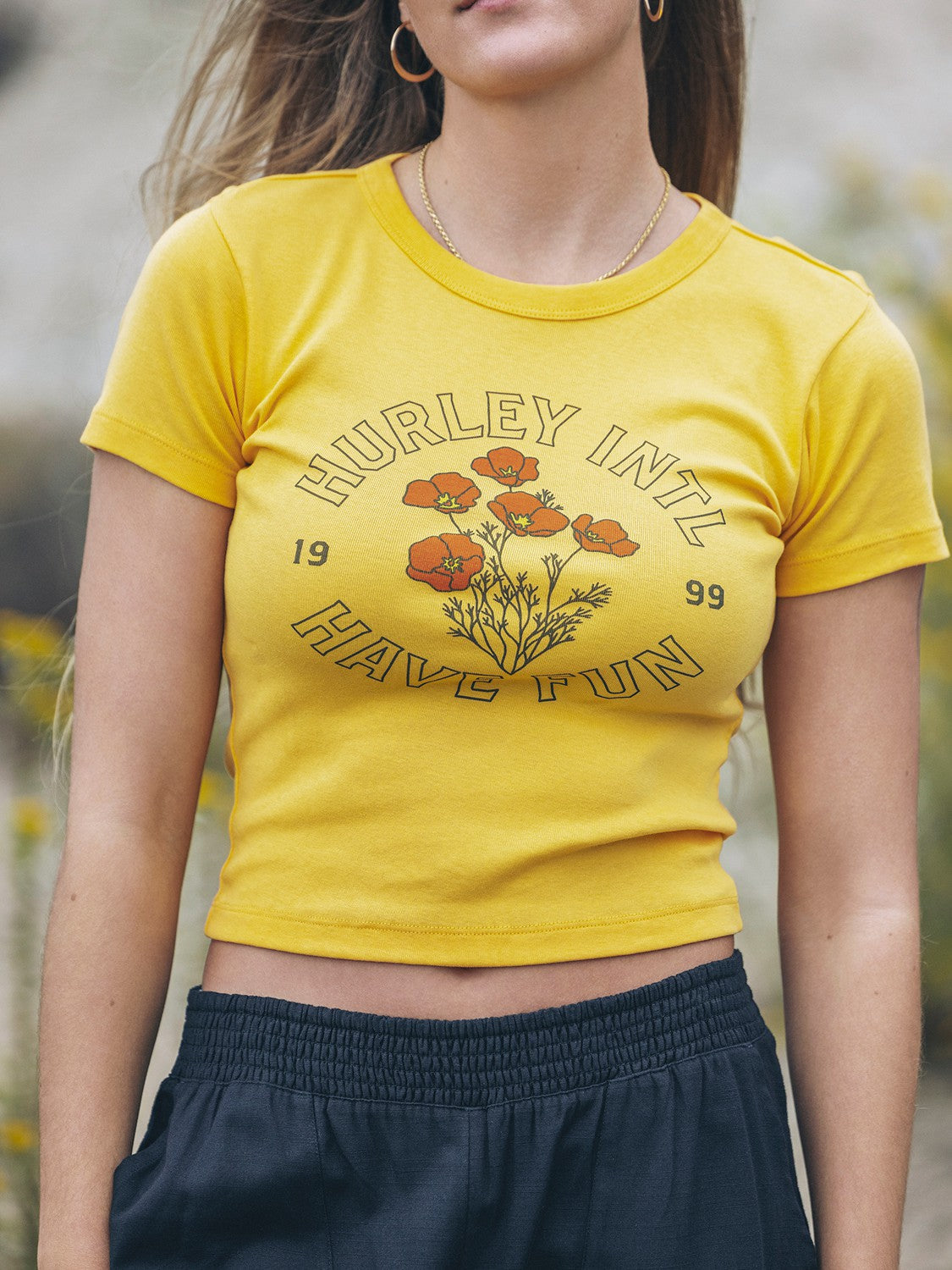 Hurley Onsale | Poppy Baby Tee - Marigold