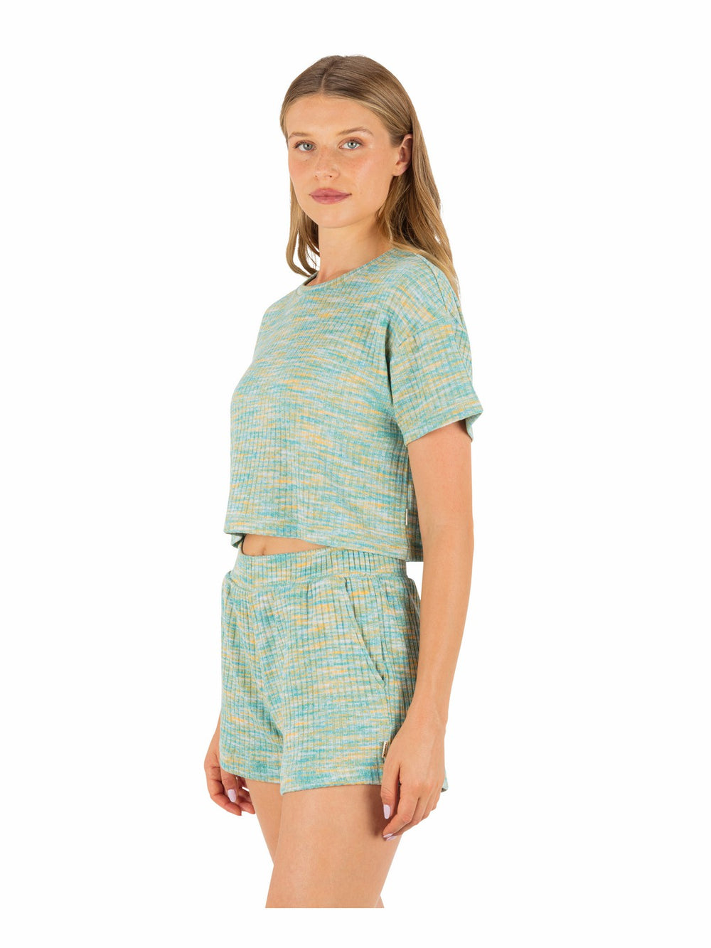Hurley Discount | Aspen Boxy Crop Tee - Iceland