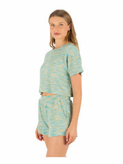Hurley Discount | Aspen Boxy Crop Tee - Iceland