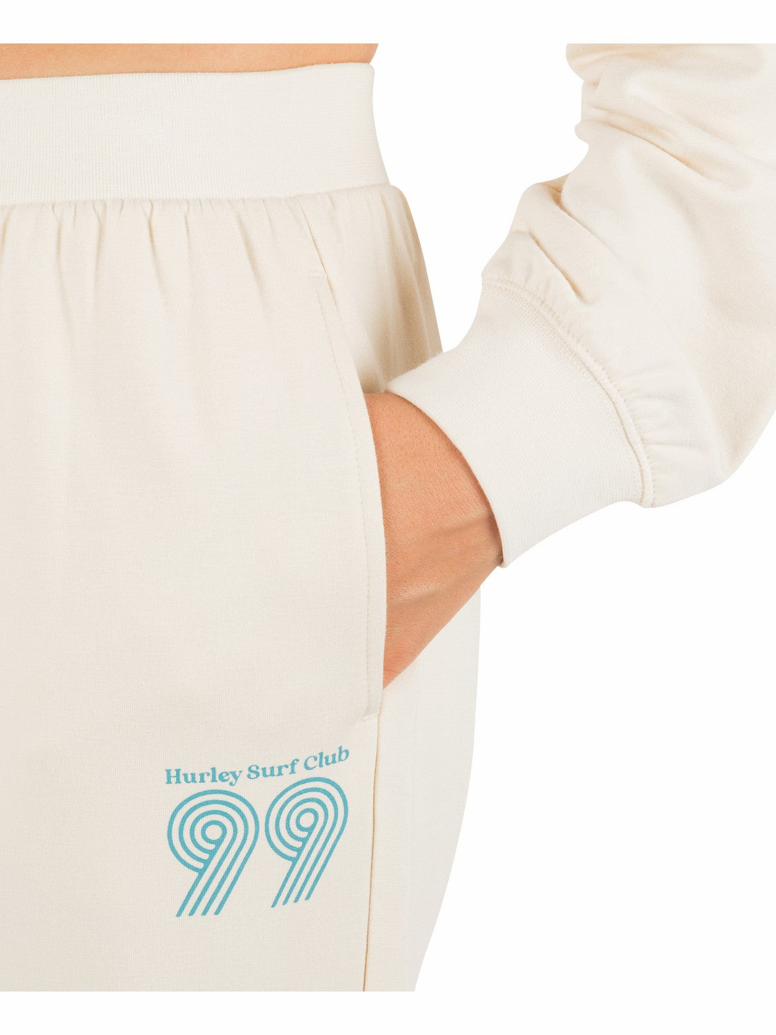 Hurley For Sale | Rollers Crop Jogger - Off White