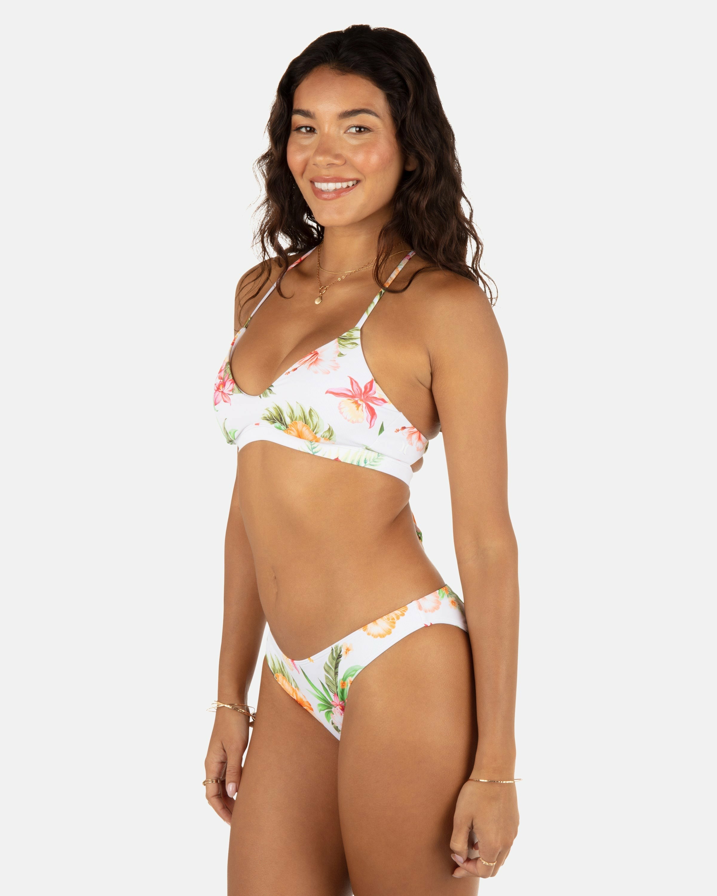 Hurley Onsale | Malia Moderate Bikini Bottom - White