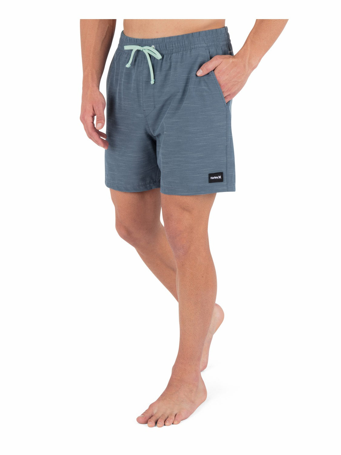 Hurley Onsale | Phantom Eco Slub Lined Volley Boardshort 17" - Grey Teal