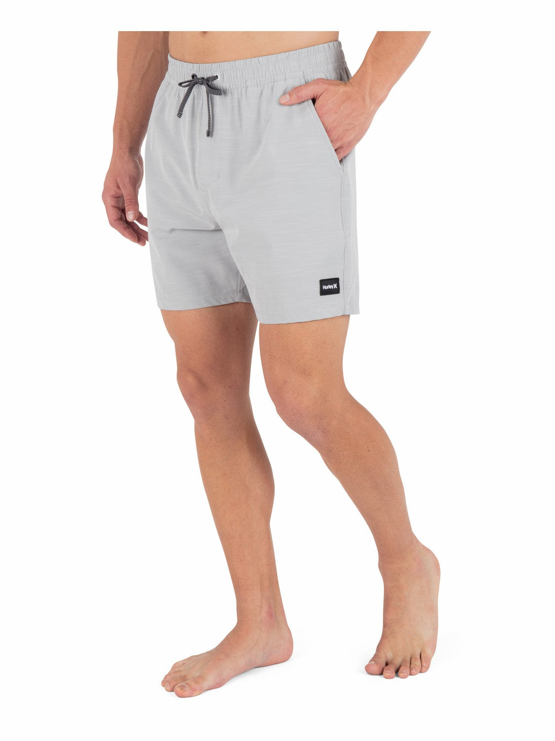 Hurley | Phantom Eco Slub Lined Volley 17" - Light Stone Grey