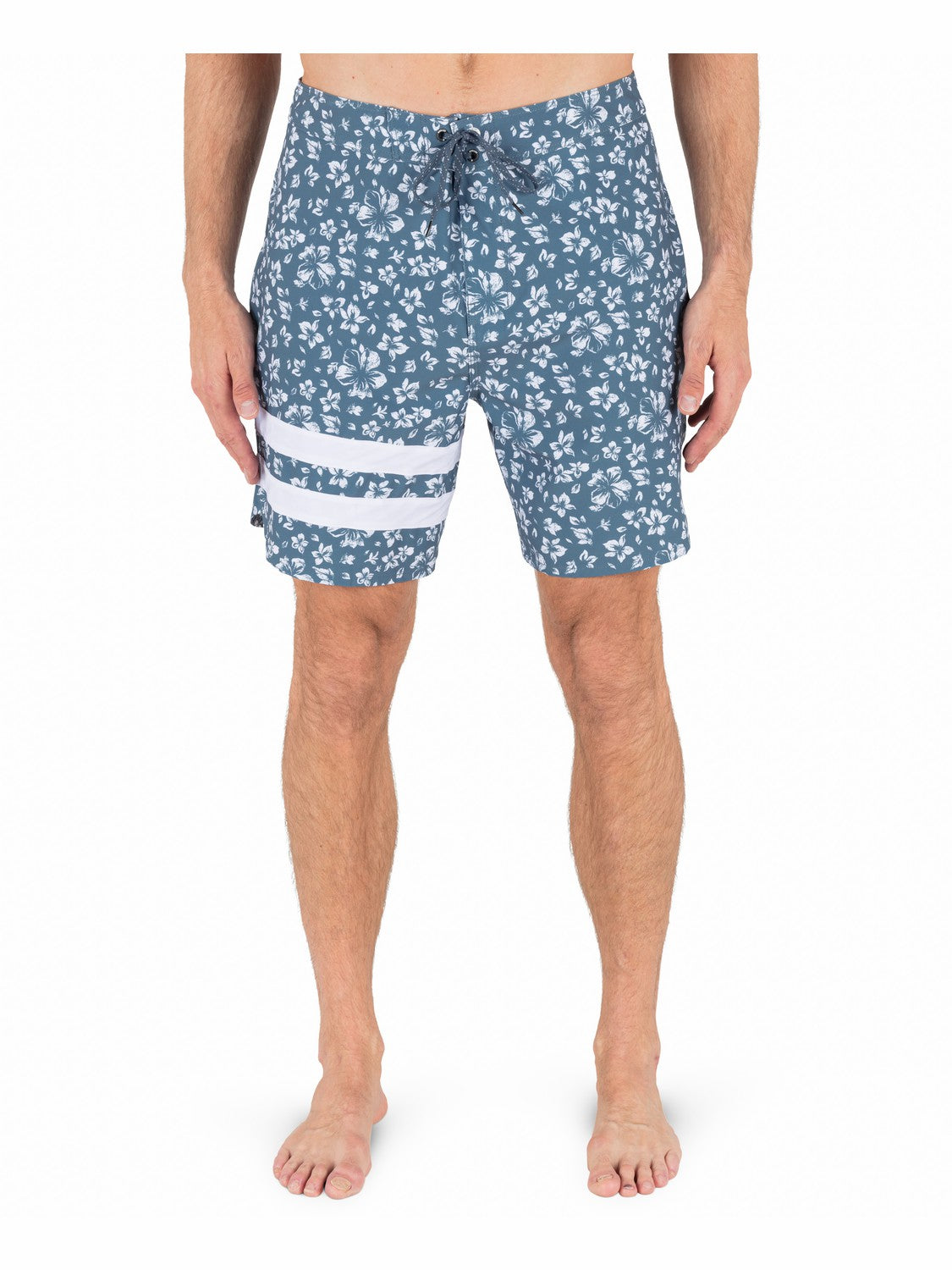 Hurley Discount | Phantom Eco Block Party 18" Boardshort - Grey Teal