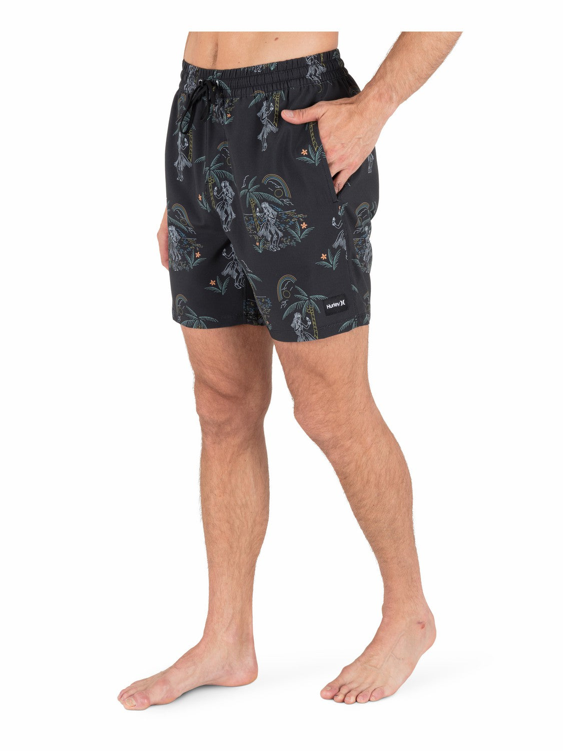 Hurley Onsale | Cannonball Volley 17" Boardshort - Black Mixed