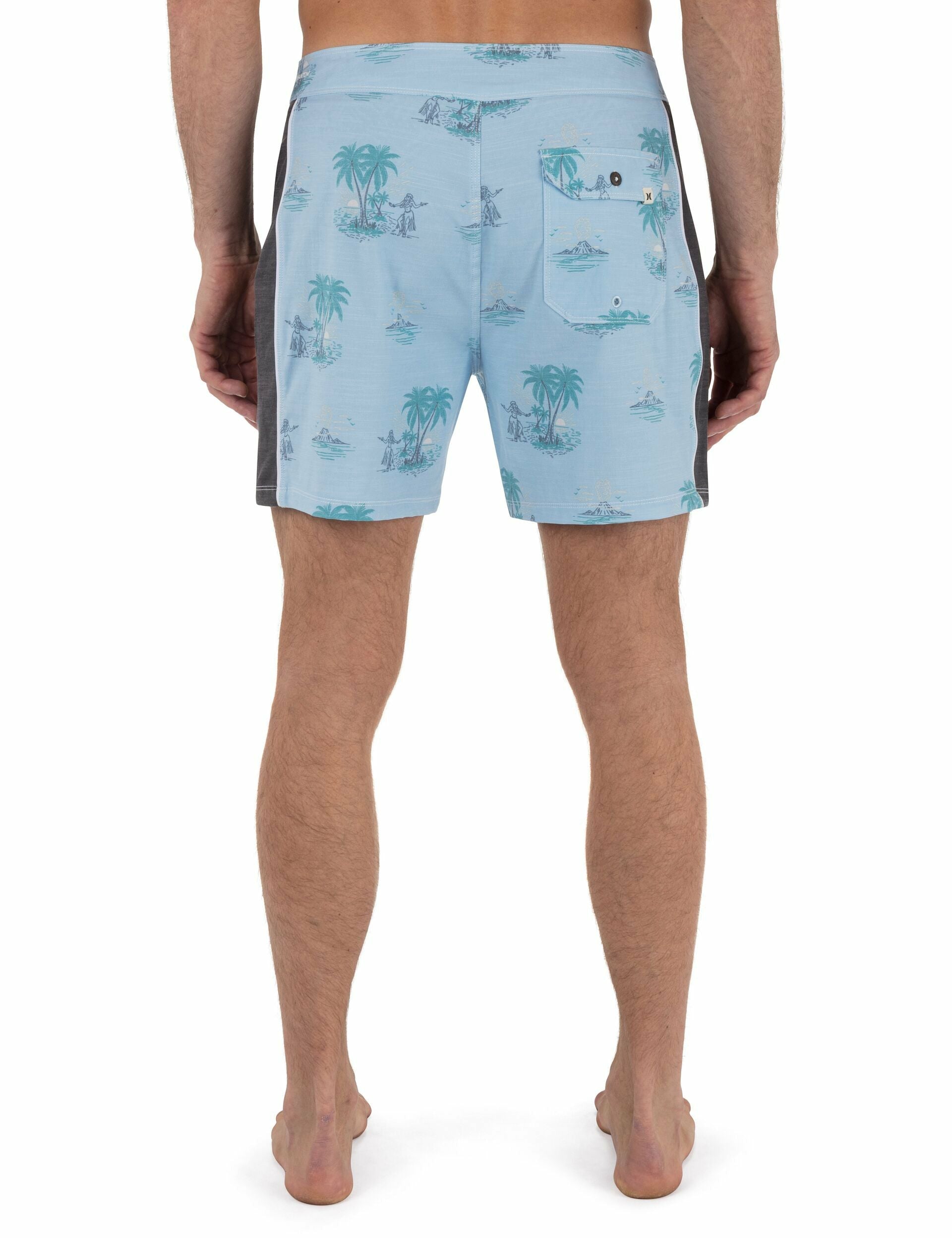 Hurley Onsale | Phantom Naturals Blocked Session Boardshort 16" - EIFEL BLUE