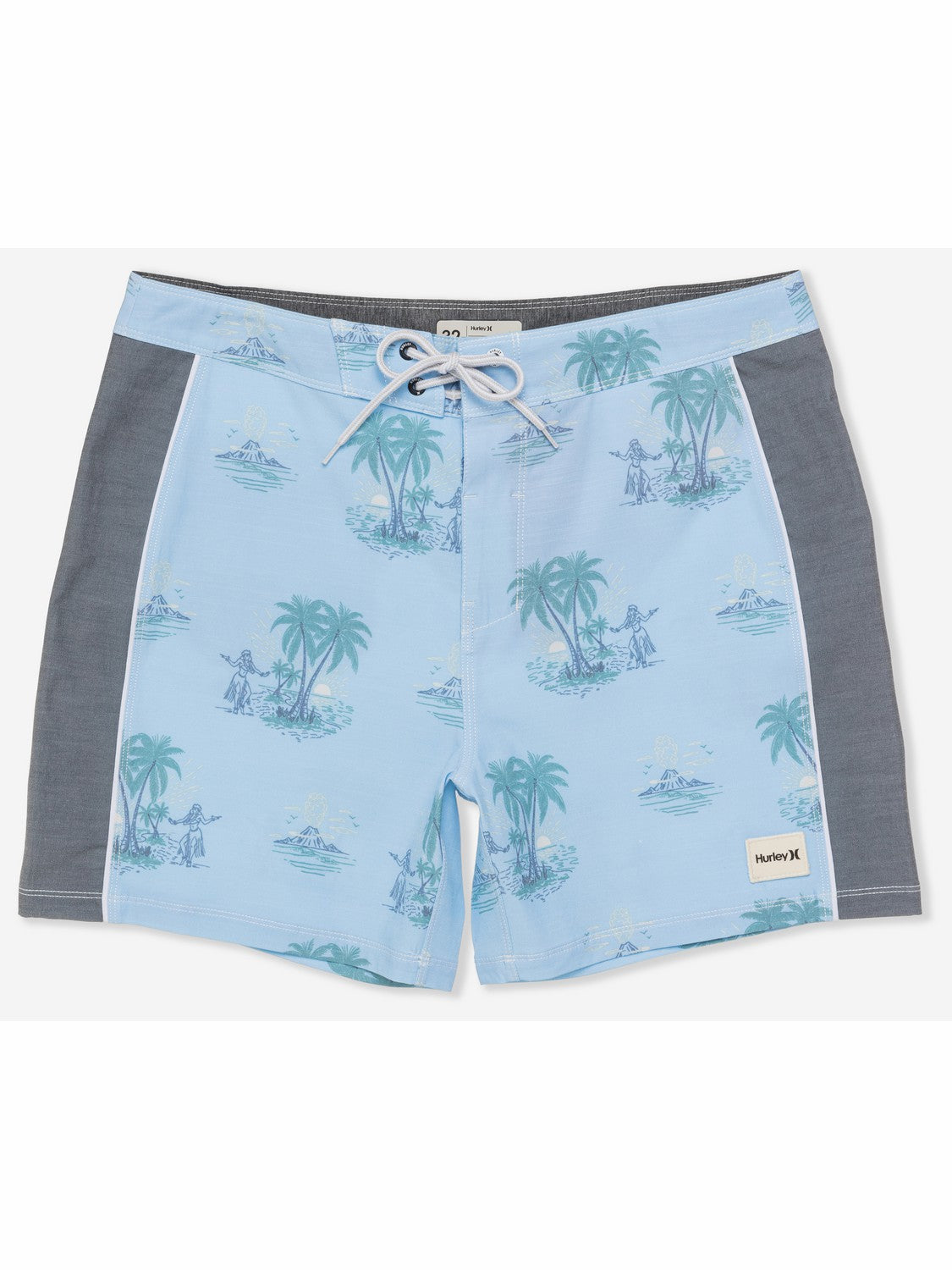 Hurley Onsale | Phantom Naturals Blocked Session Boardshort 16" - EIFEL BLUE