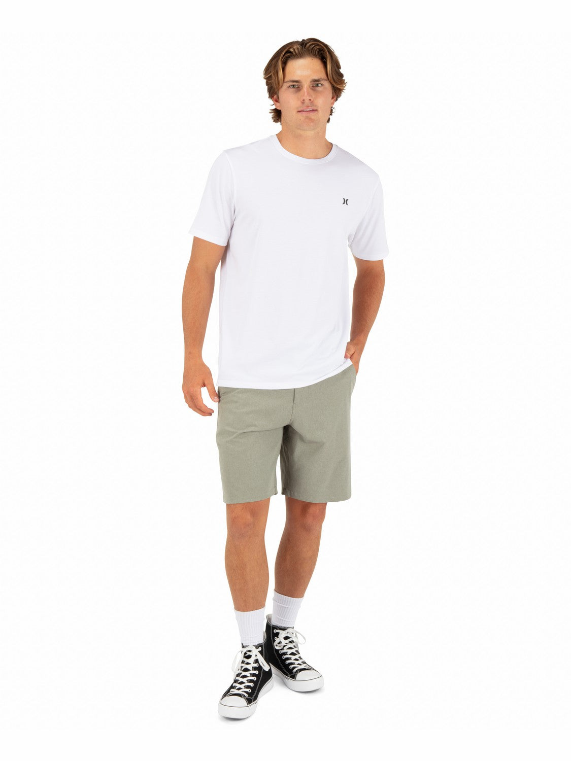Hurley Onsale | Phantom Microcheck Walkshort 20" - Olive