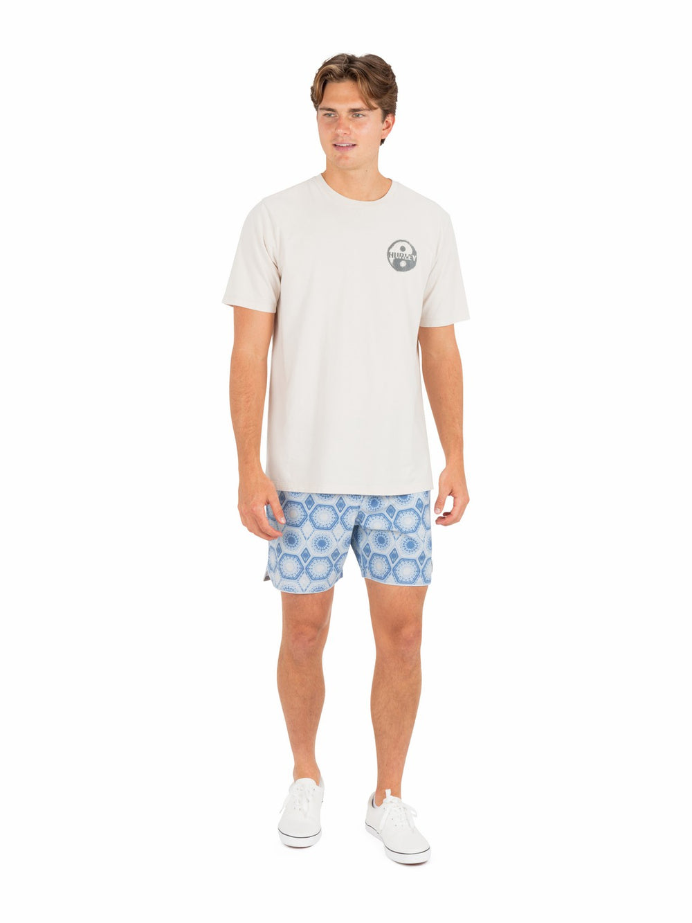Hurley | Phantom Naturals Scallop Volley 17" - Spring Breeze