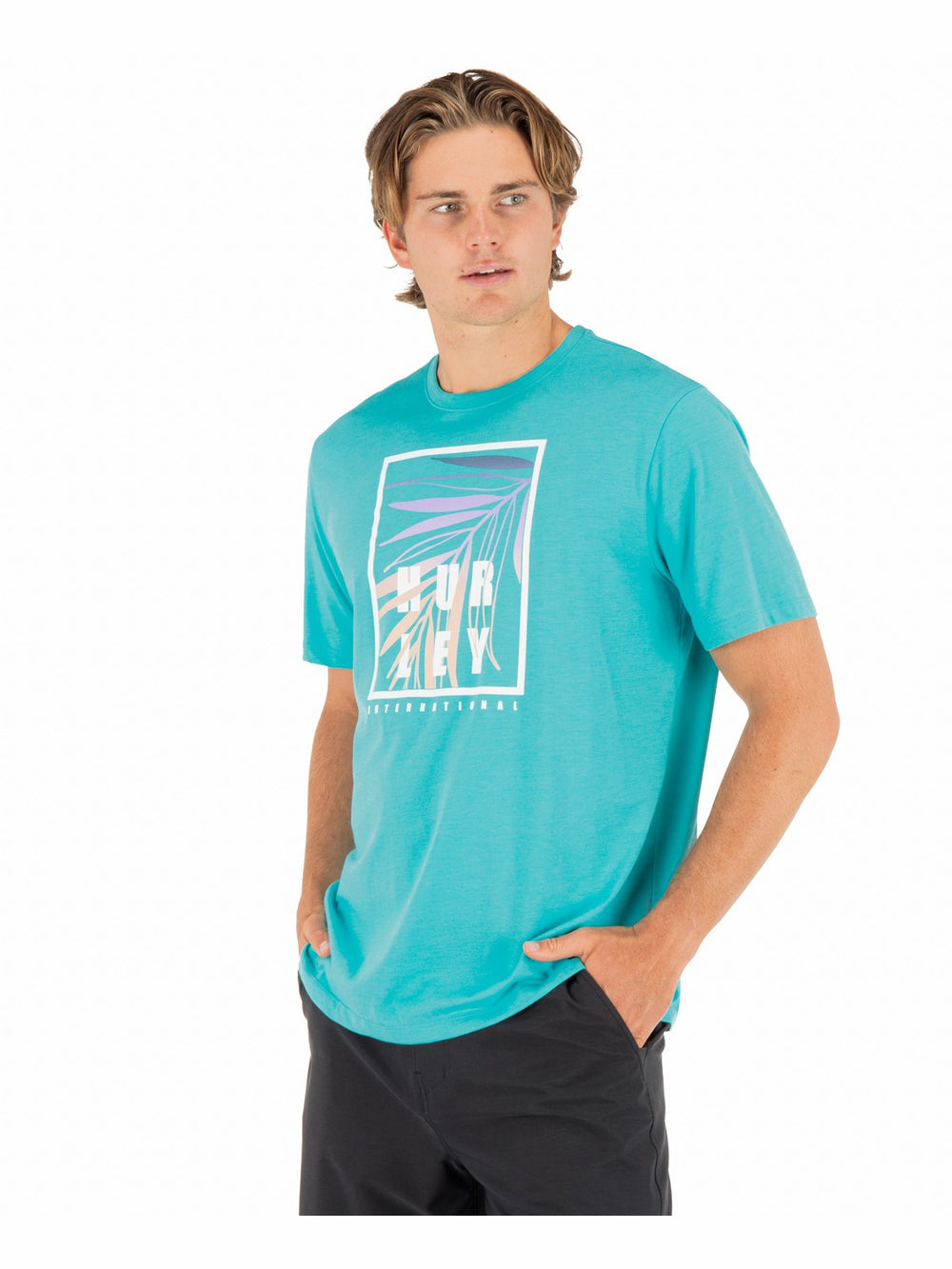 Hurley On Sale | Window Tropics Short Sleeve - Barracuda Heather