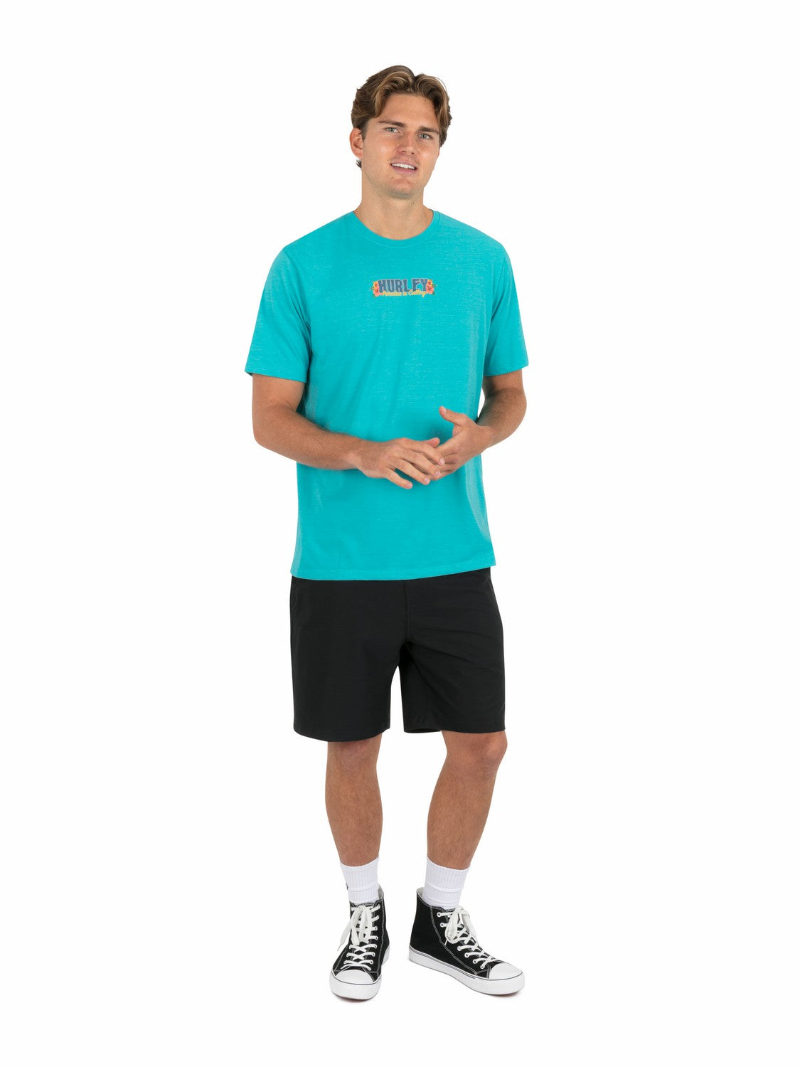 Hurley Discount | Sippin On Paradise Short Sleeve - Barracuda Heather
