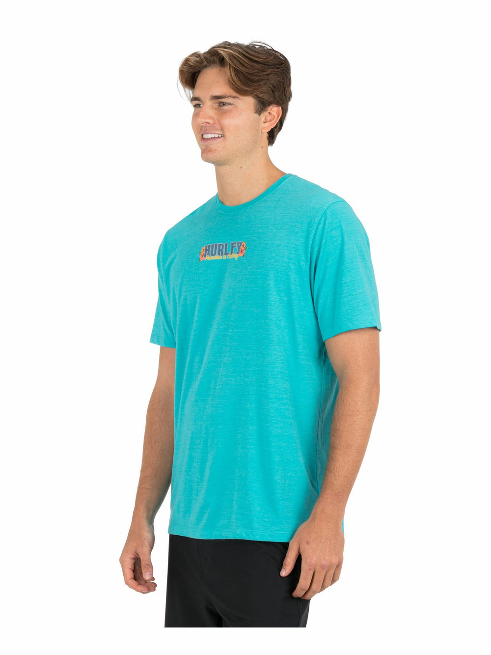 Hurley Discount | Sippin On Paradise Short Sleeve - Barracuda Heather