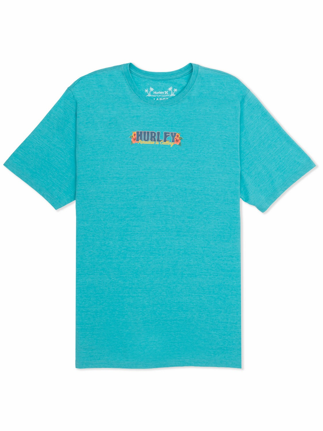 Hurley Discount | Sippin On Paradise Short Sleeve - Barracuda Heather
