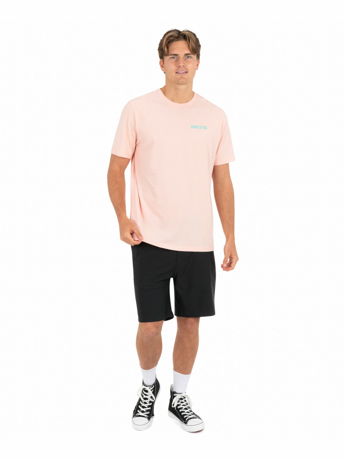 Hurley For Sale | Fern Gradient Short Sleeve - Candy Pink
