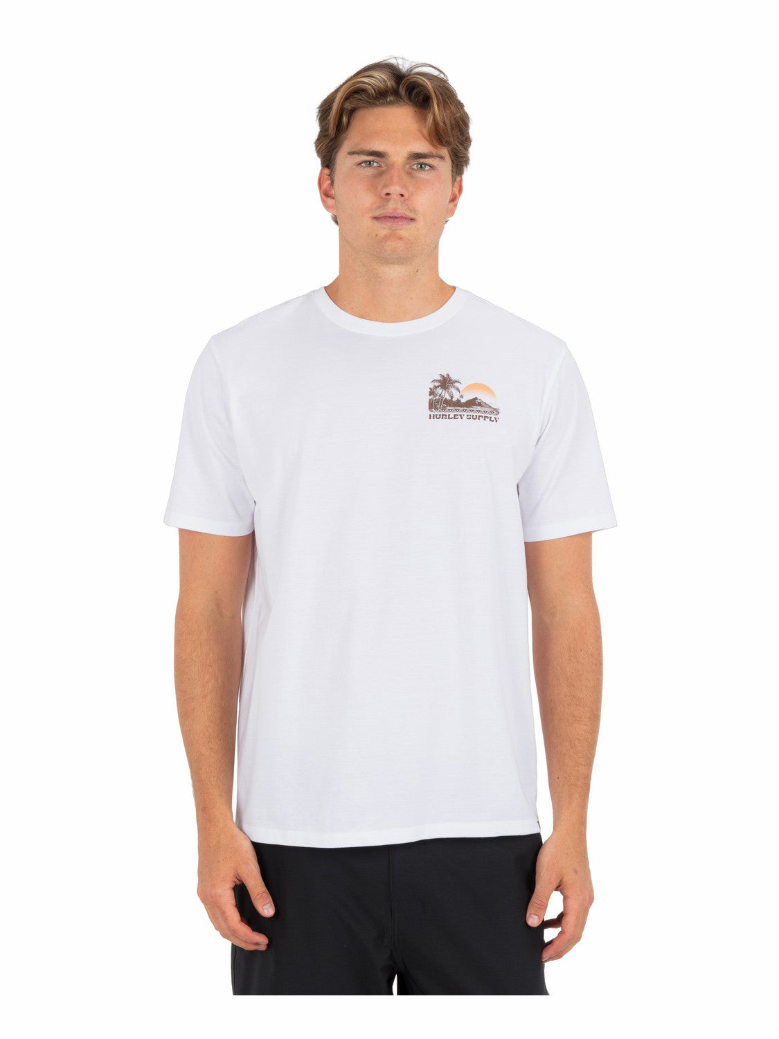 Hurley Discount | Island Scape Short Sleeve - White