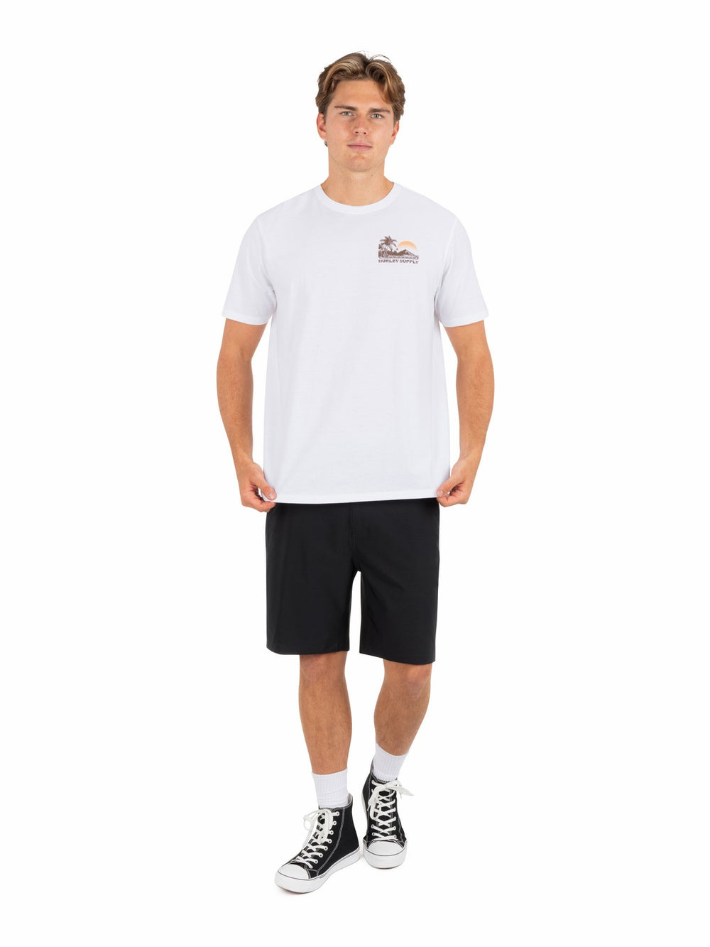 Hurley Discount | Island Scape Short Sleeve - White