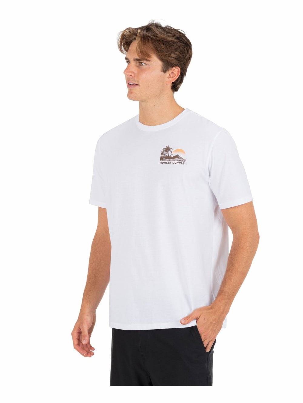 Hurley Discount | Island Scape Short Sleeve - White