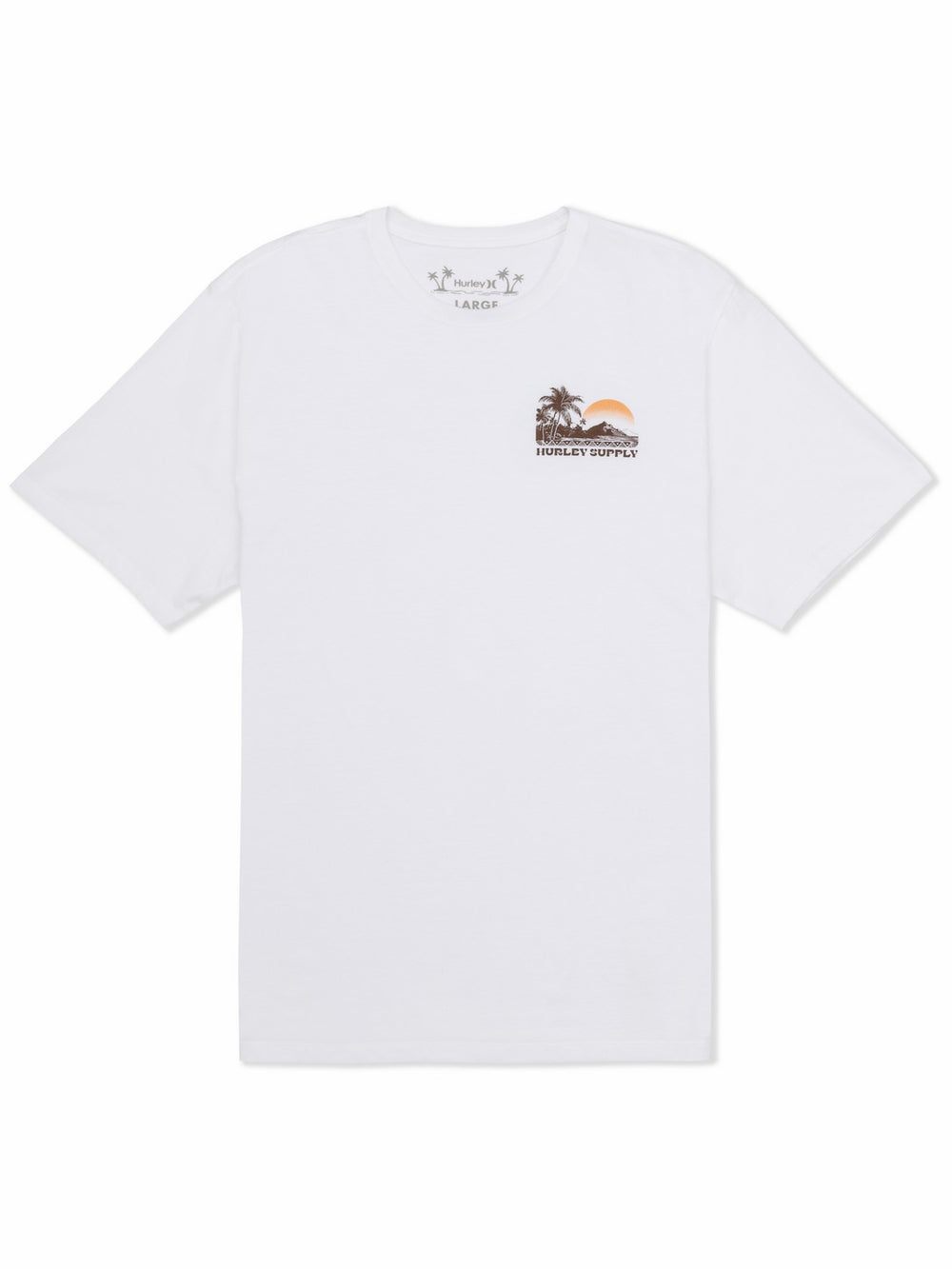 Hurley Discount | Island Scape Short Sleeve - White