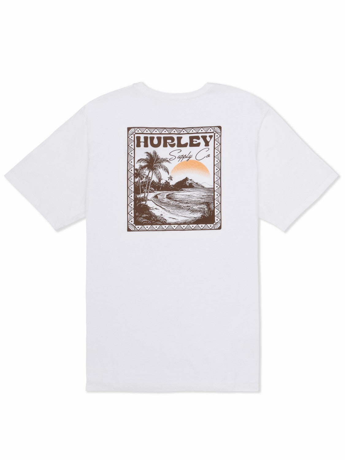 Hurley Discount | Island Scape Short Sleeve - White