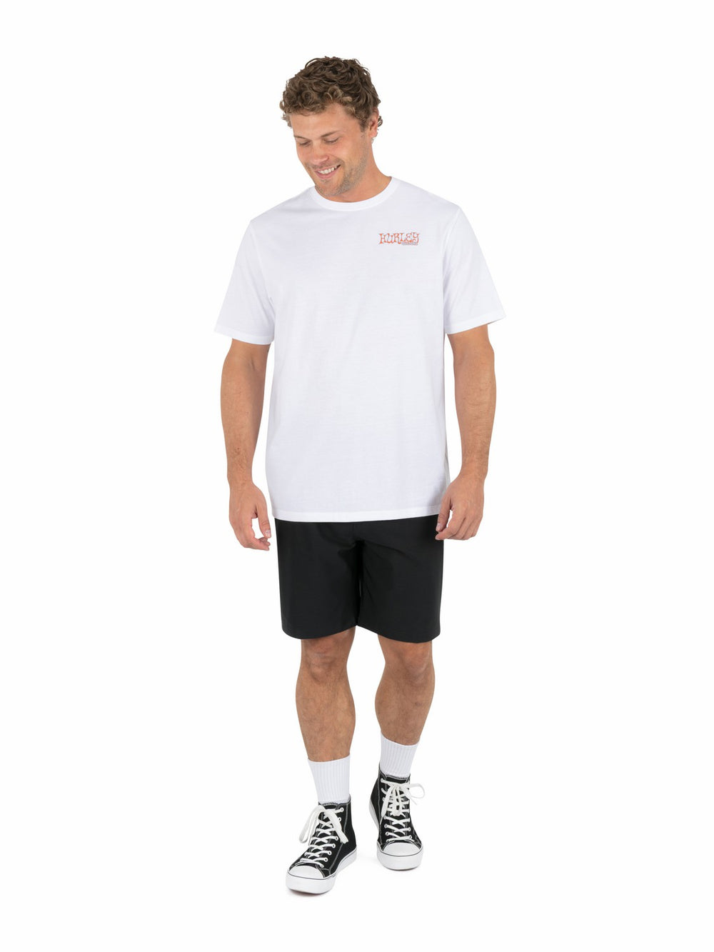 Hurley For Sale | Van Life Short Sleeve - White