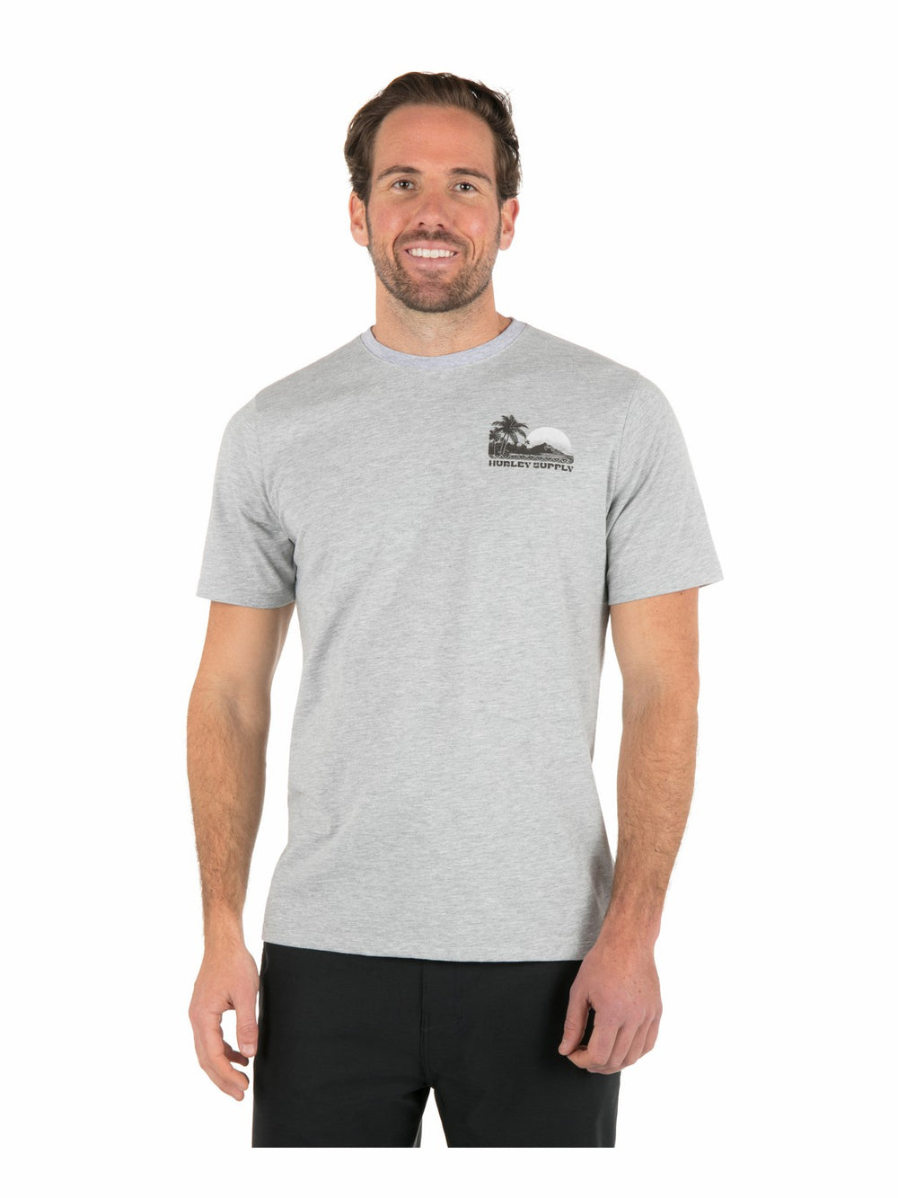 Hurley Onsale | Island Scape Short Sleeve - Dark Grey Heather
