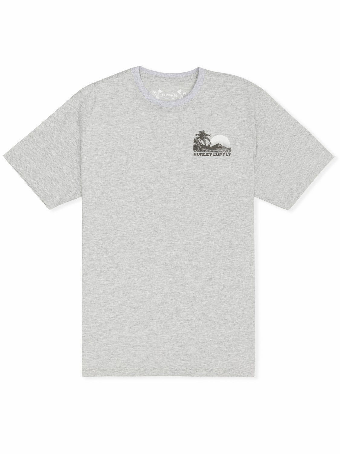 Hurley Onsale | Island Scape Short Sleeve - Dark Grey Heather