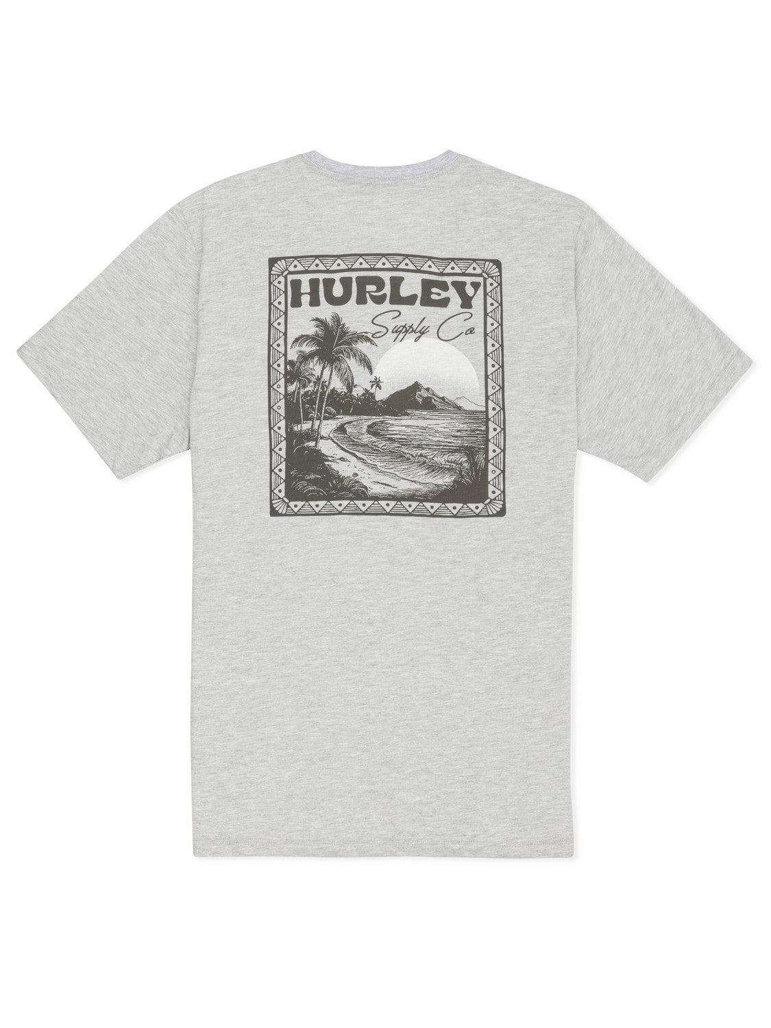Hurley Onsale | Island Scape Short Sleeve - Dark Grey Heather