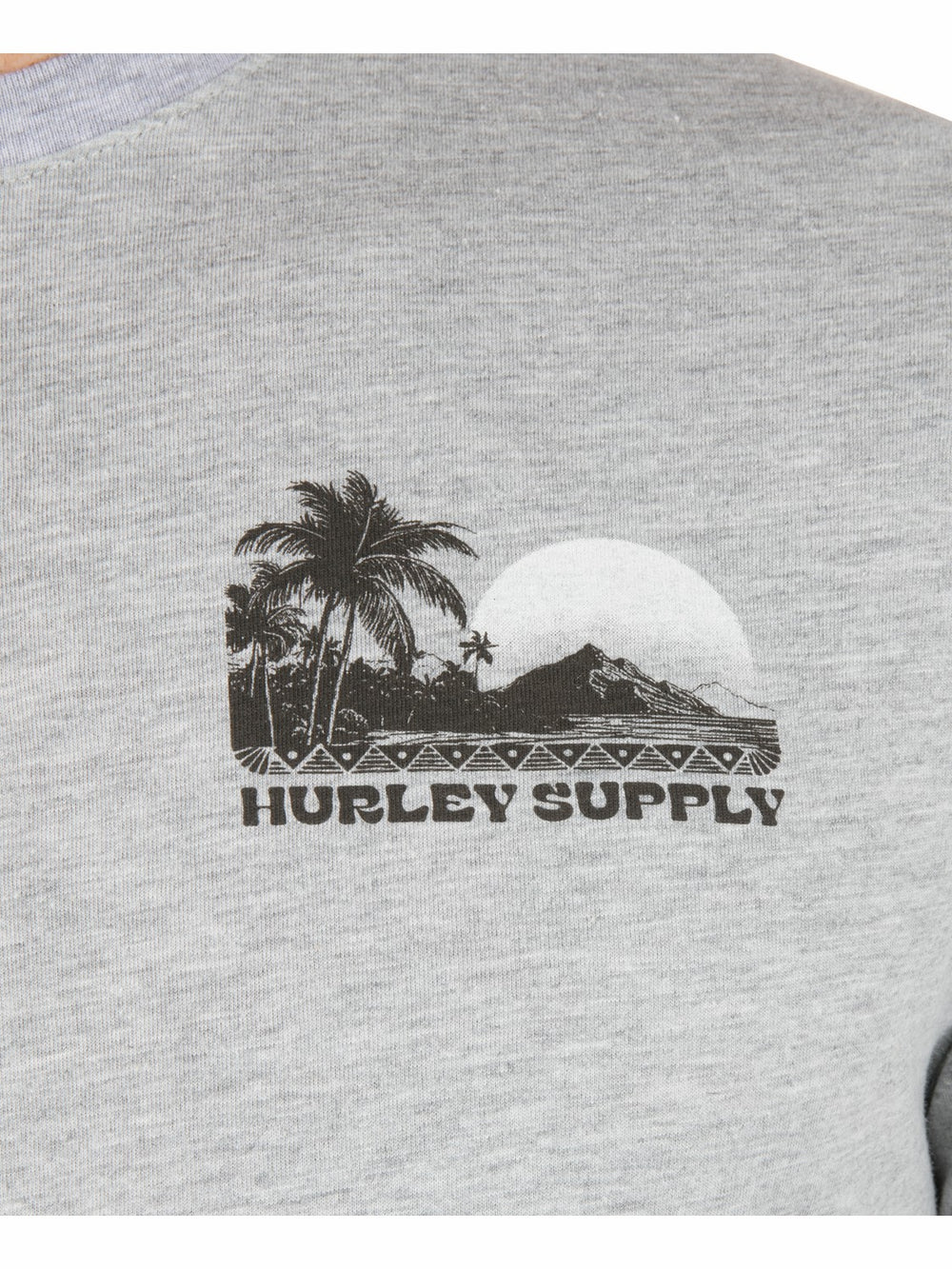 Hurley Onsale | Island Scape Short Sleeve - Dark Grey Heather