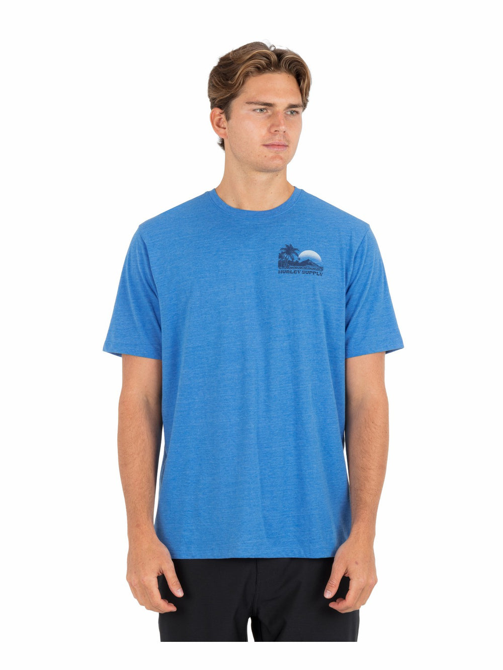 Hurley Discount | Island Scape Short Sleeve - Seashore Heather