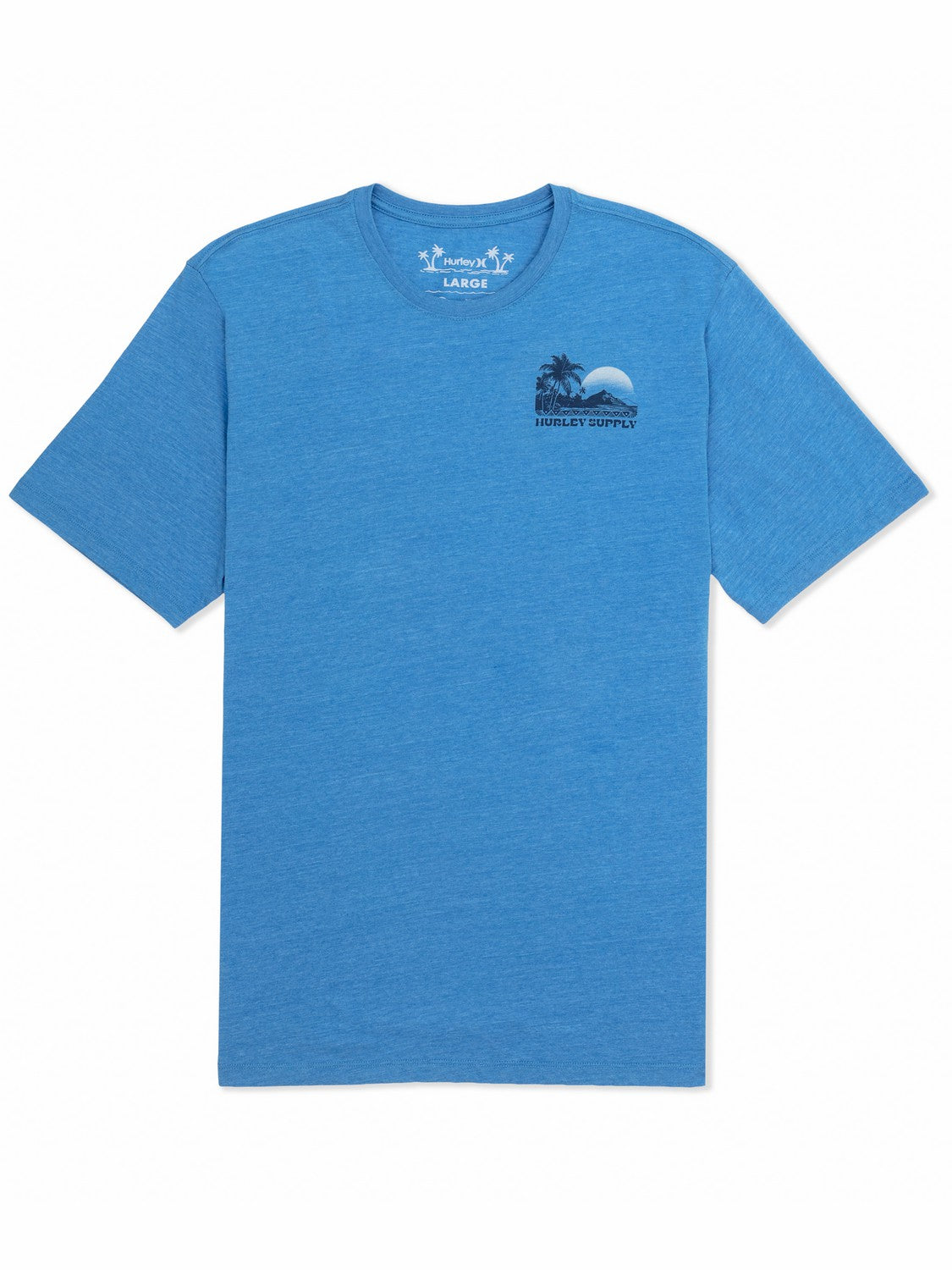 Hurley Discount | Island Scape Short Sleeve - Seashore Heather