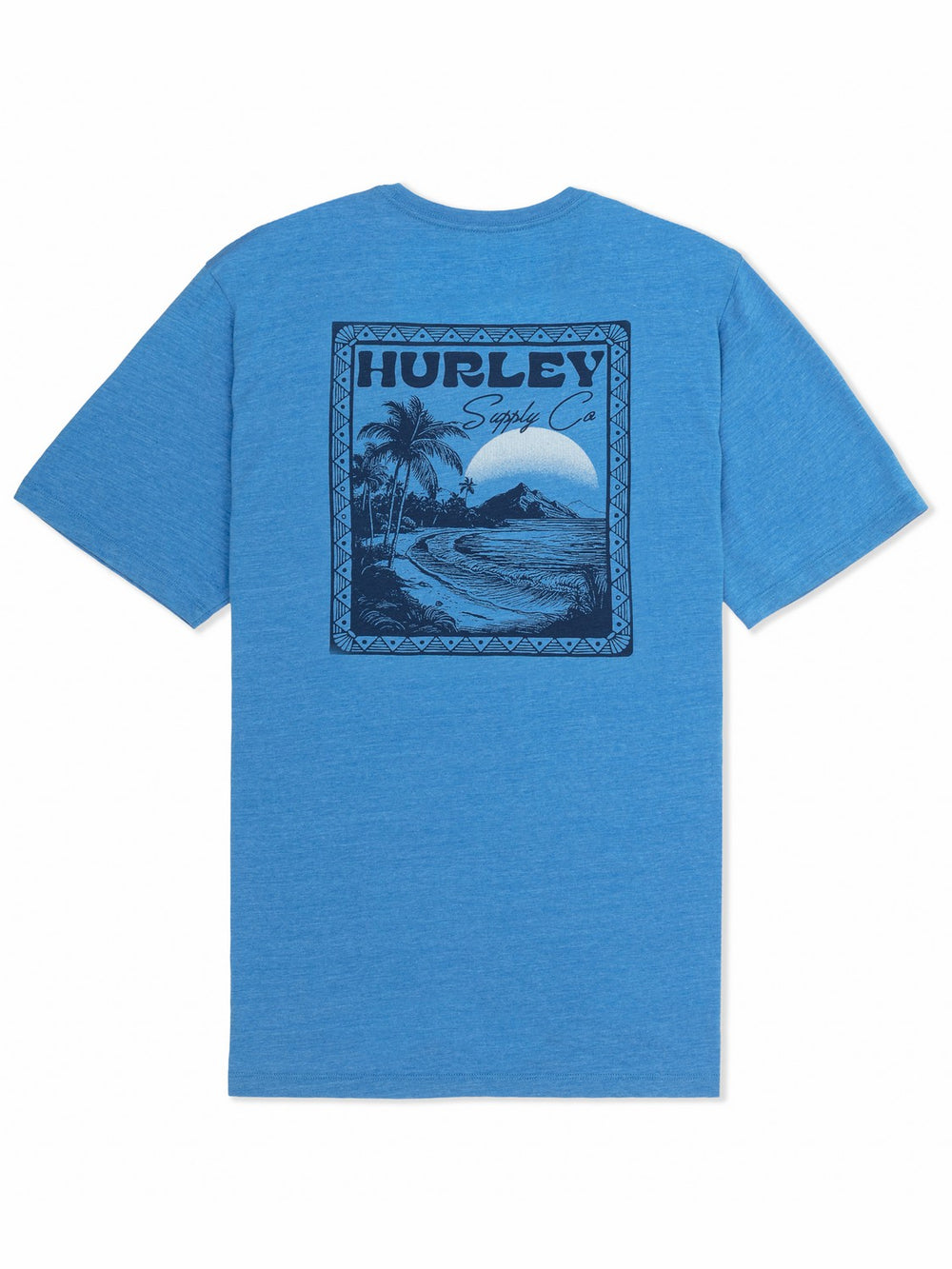 Hurley Discount | Island Scape Short Sleeve - Seashore Heather