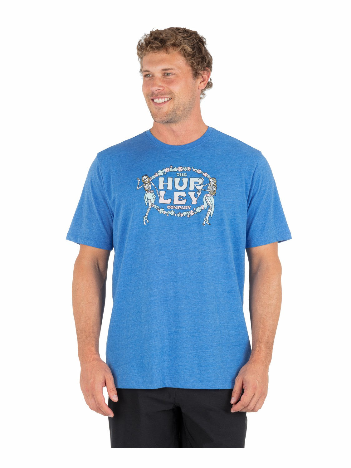 Hurley On Sale | Skull Dancin Short Sleeve - Seashore Heather