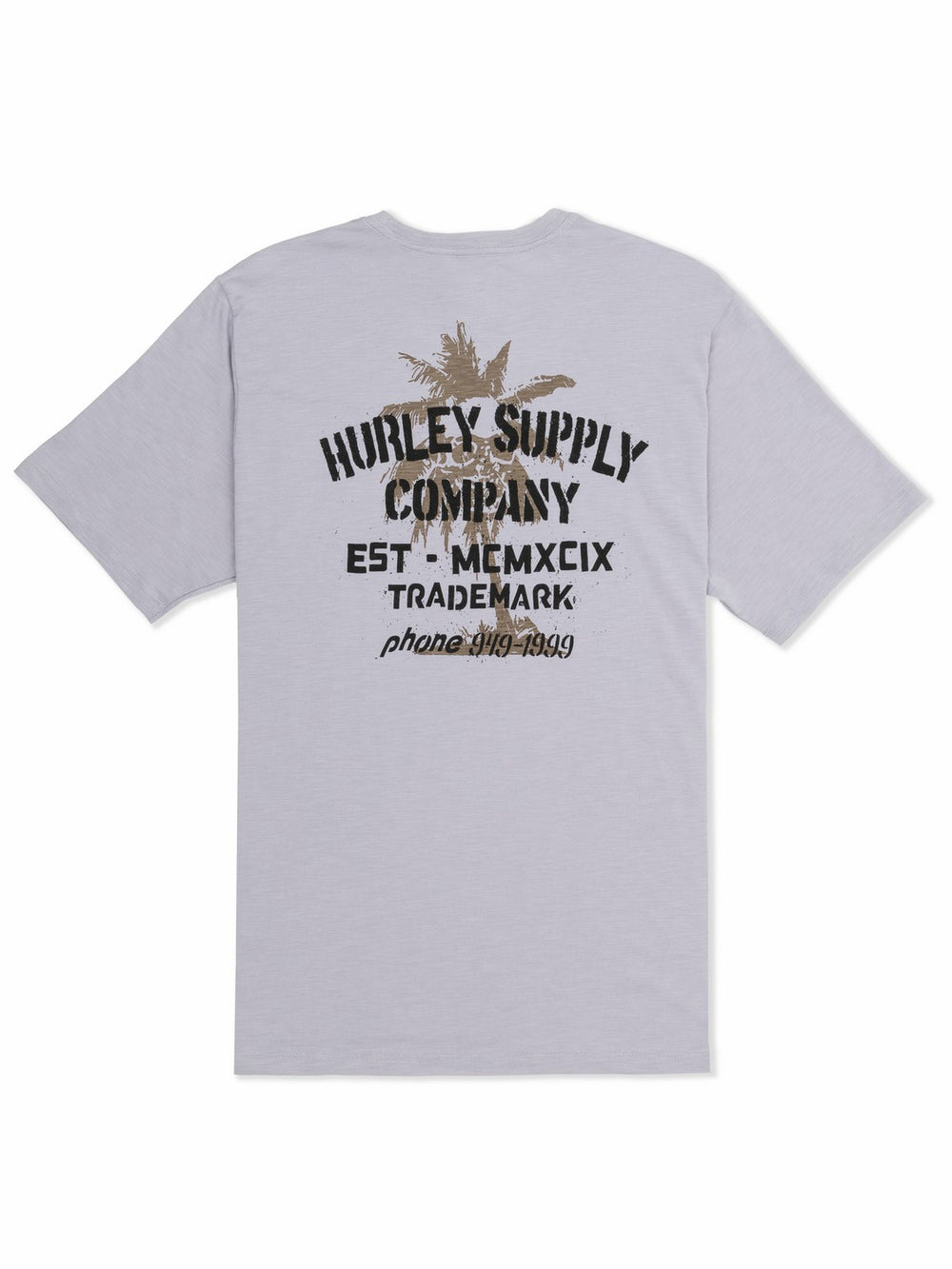 Hurley On Sale | Shape Shack Slub Short Sleeve - Light Asteroid