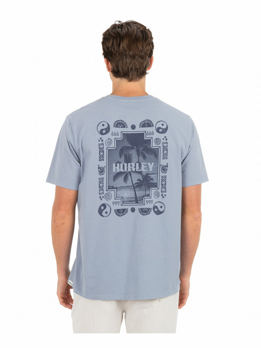 Hurley Discount | Window Of Sand Short Sleeve - Worker Blue