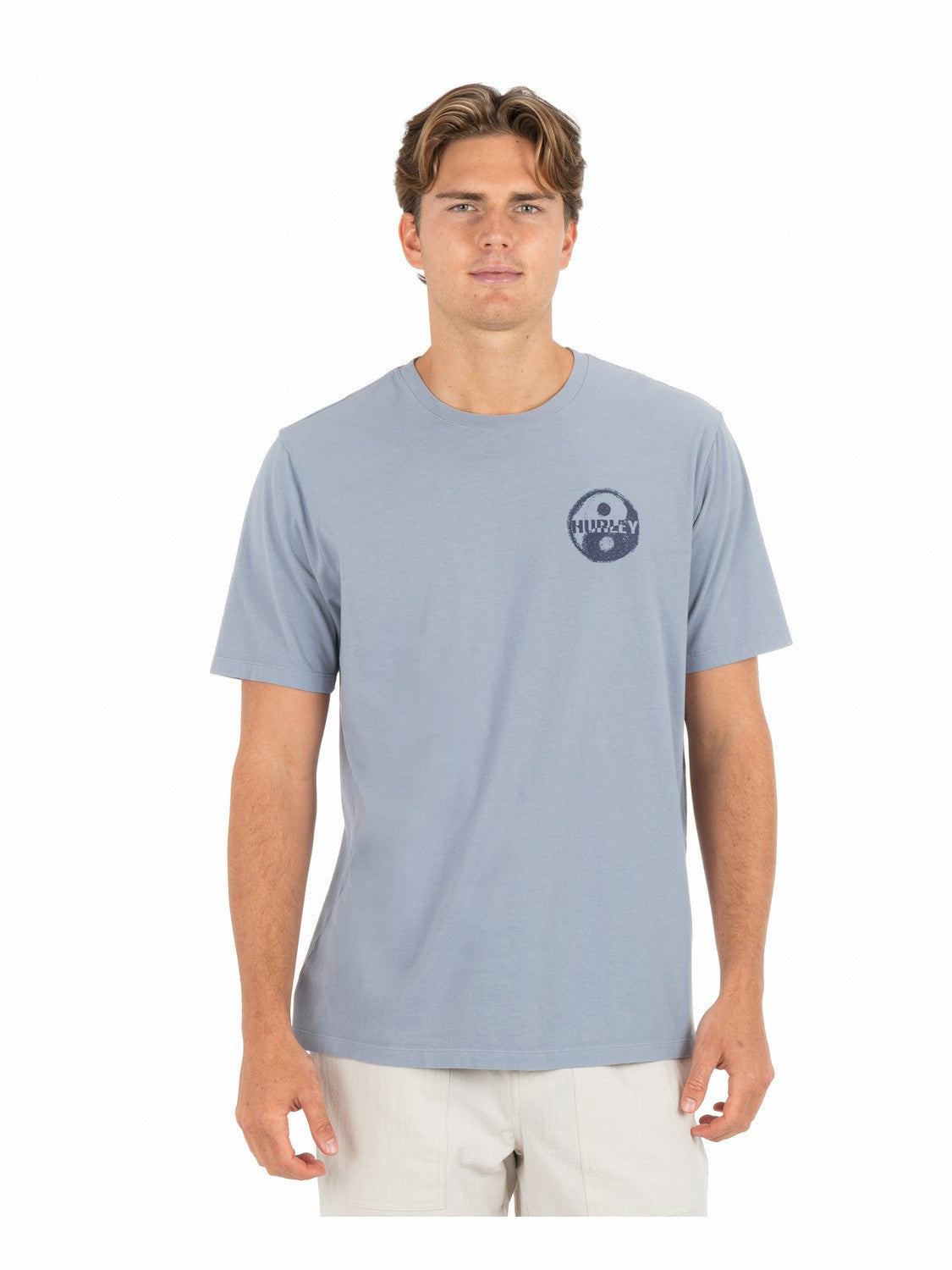 Hurley Discount | Window Of Sand Short Sleeve - Worker Blue