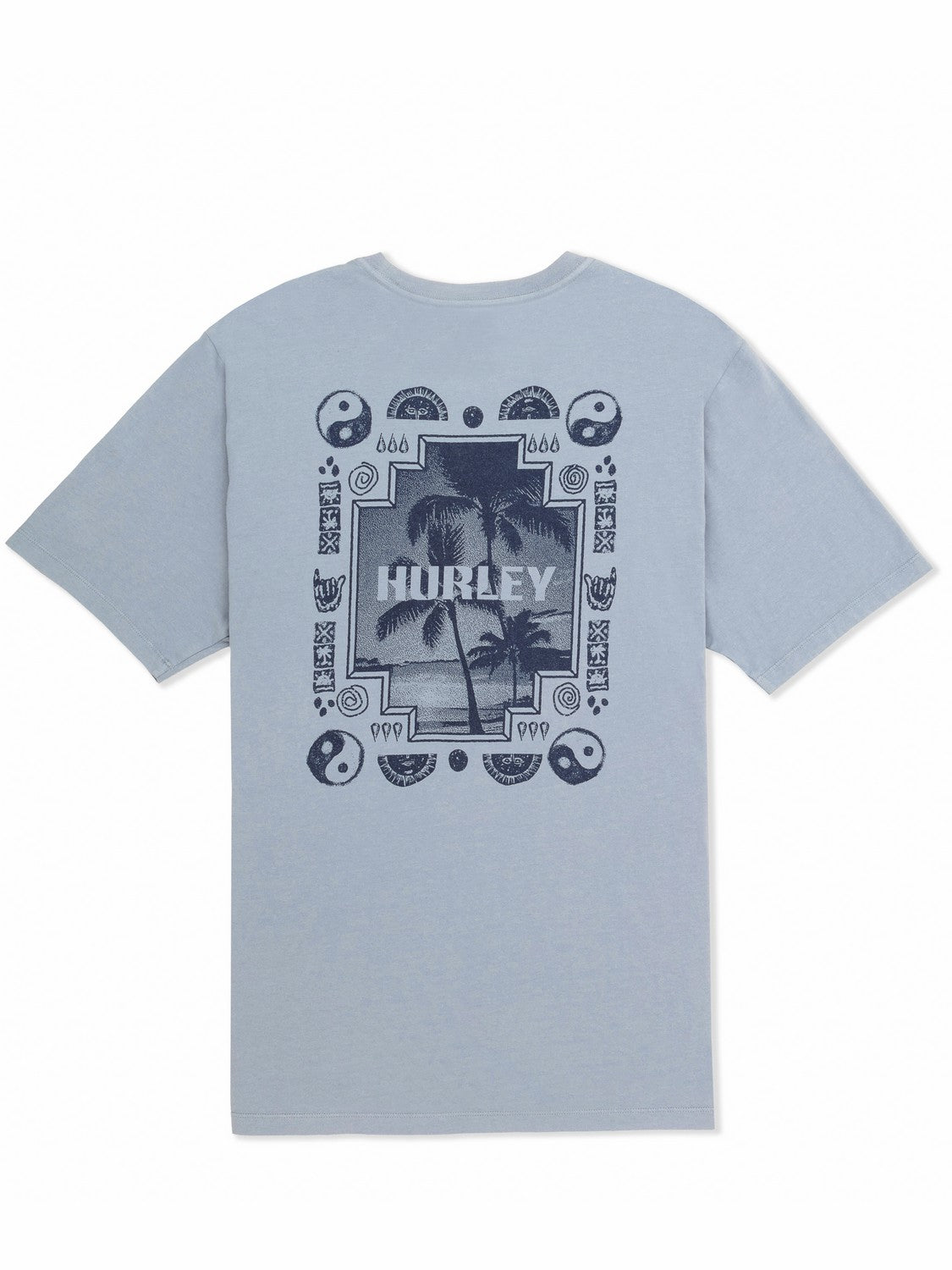 Hurley Discount | Window Of Sand Short Sleeve - Worker Blue