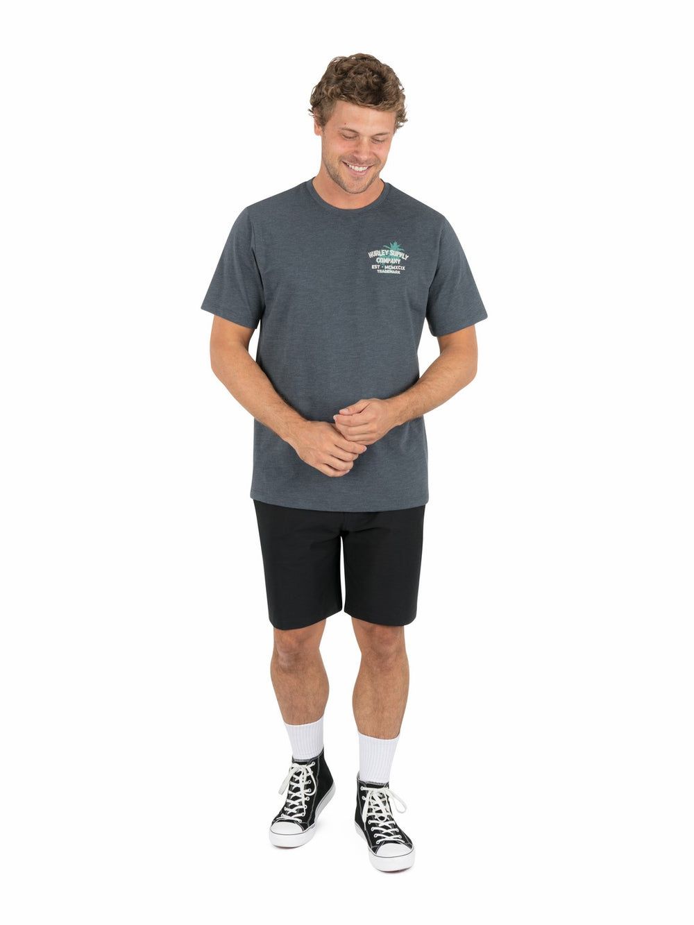 Hurley On Sale | Shape Shack Slub Short Sleeve - Destroyer