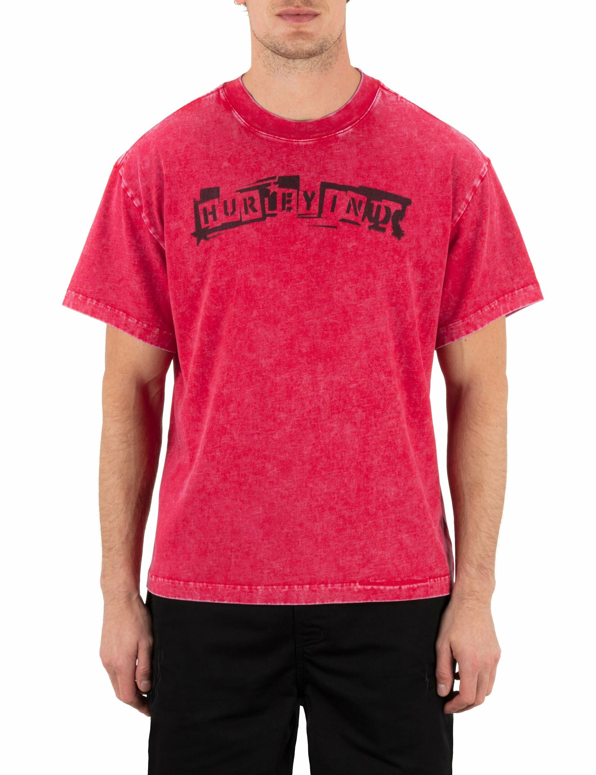 Hurley On Sale | Hurley x Travis Barker Creep Short Sleeve Tee - Unity Red