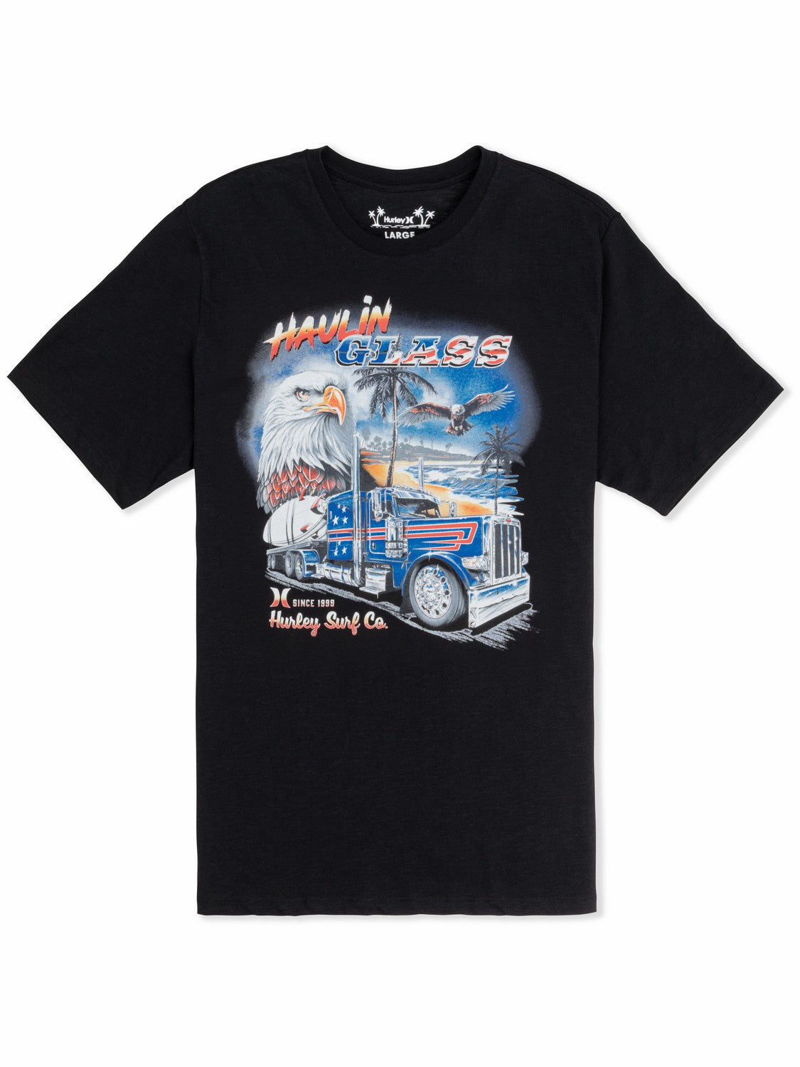 Hurley Discount | Haulin' Glass Short Sleeve - BLACK