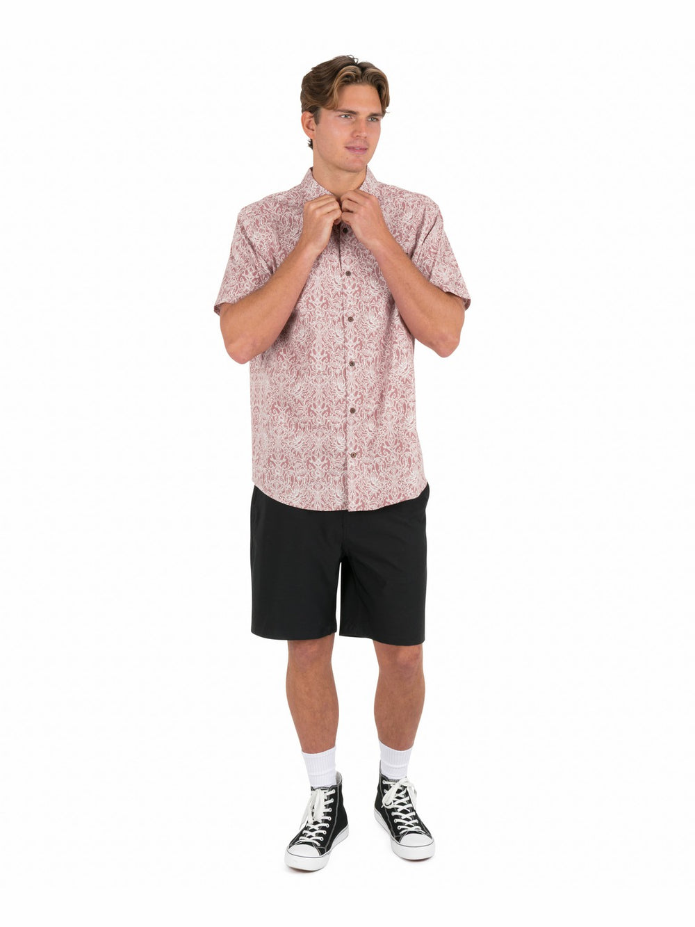 Hurley | Lido Stretch Short Sleeve - Phantom Rose