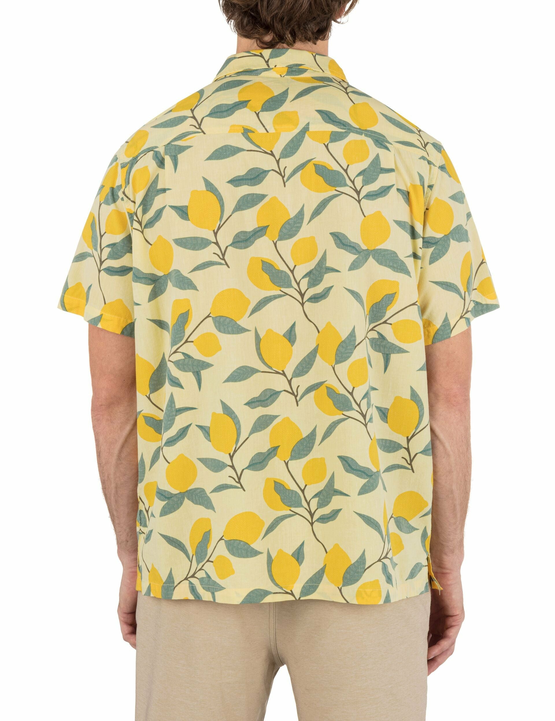 Hurley For Sale | Rincon Short Sleeve Printed Shirt - PINEAPPLE
