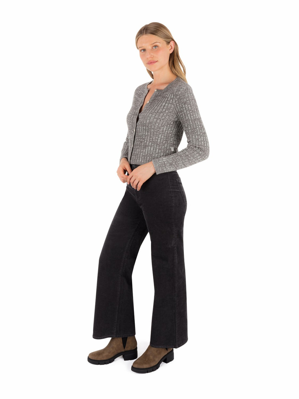 Hurley For Sale | Day Trip Cardigan - CHARCOAL HEATHER