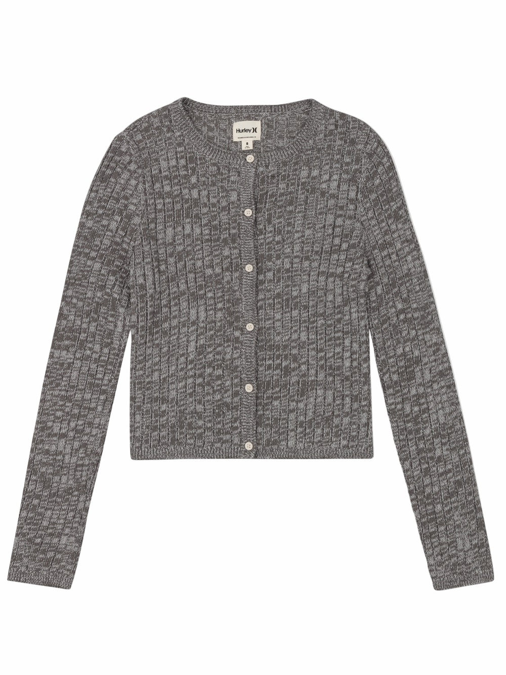 Hurley For Sale | Day Trip Cardigan - CHARCOAL HEATHER