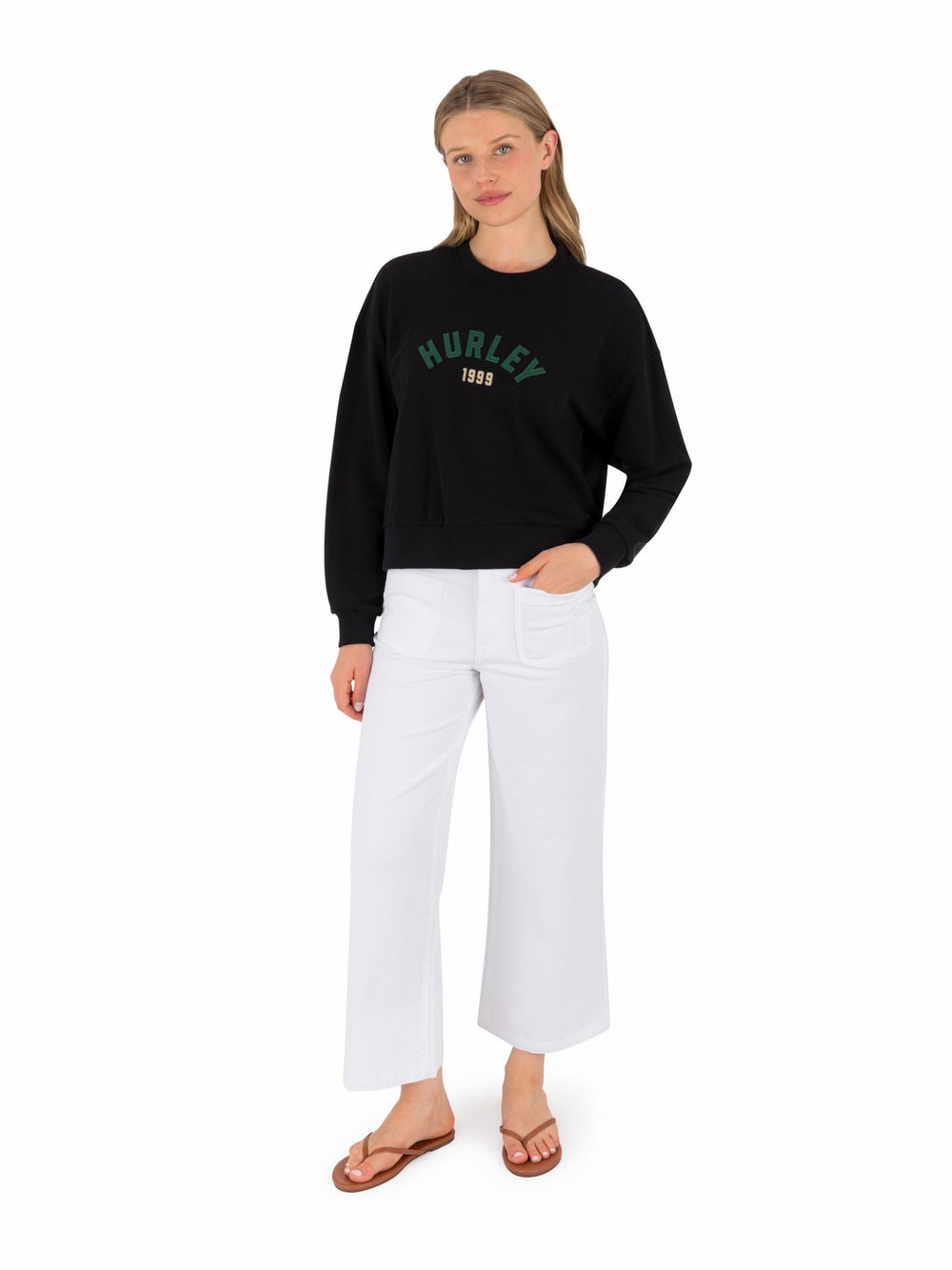 Hurley On Sale | Worthy Boxy Crew - BLACK