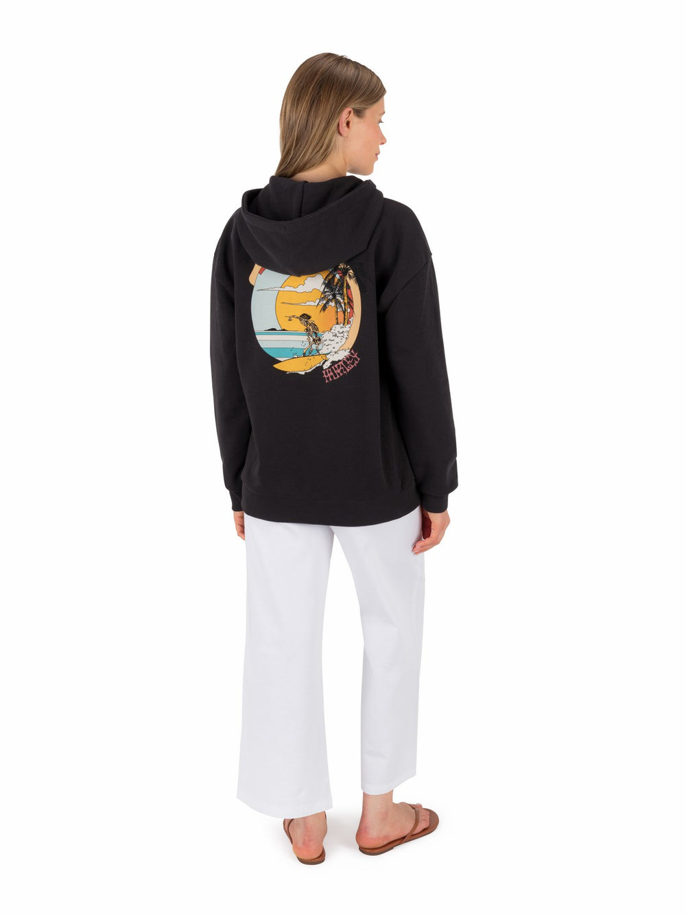 Hurley Discount | Forever Oversized Hoodie - OFF BLACK