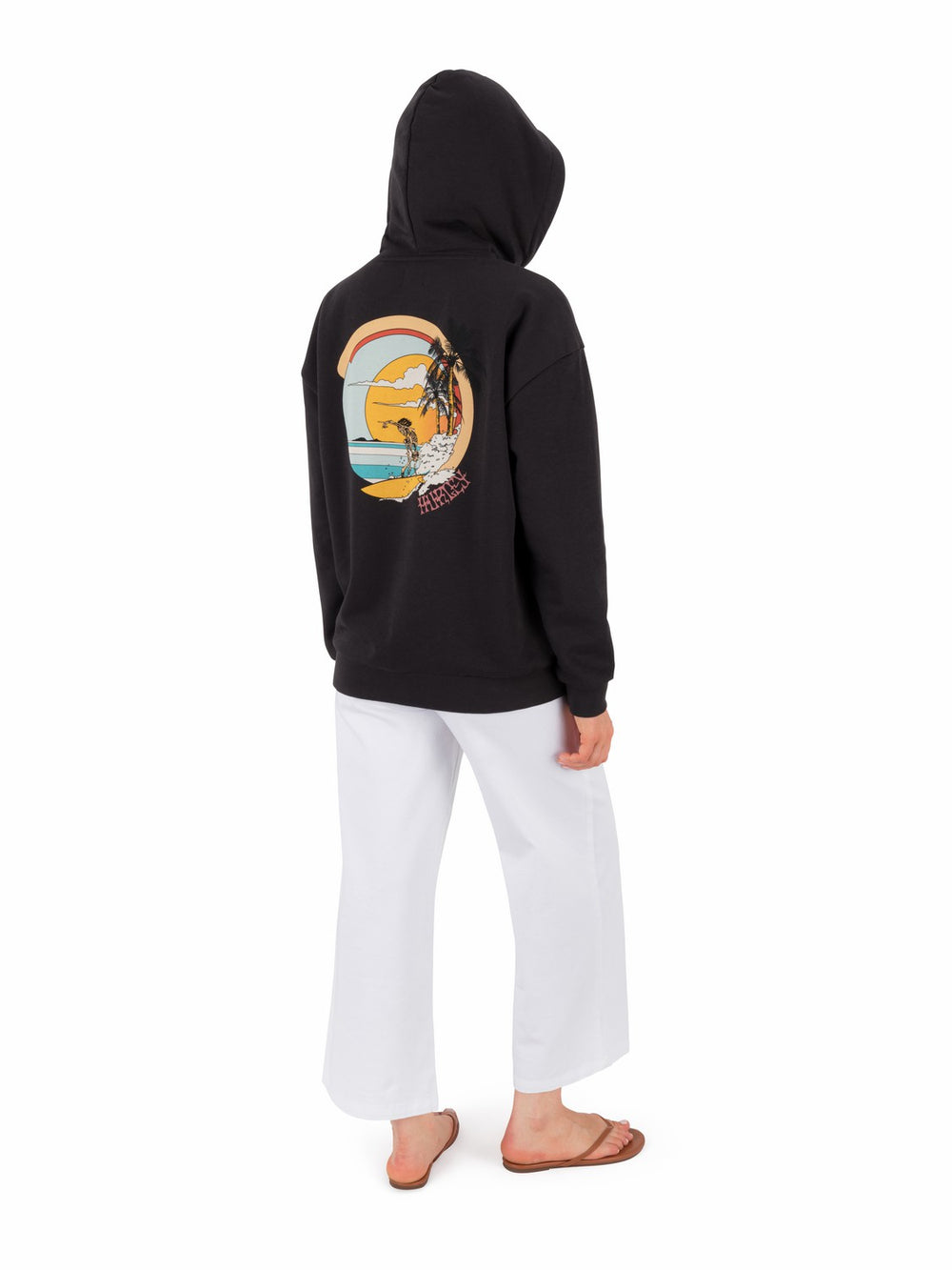 Hurley Discount | Forever Oversized Hoodie - OFF BLACK