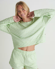 Hurley Discount | Venice Terry Boxy Crew Sweatshirt - Spray