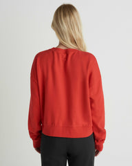 Hurley For Sale | Leisure Club Boxy Crew Sweatshirt - Float Red