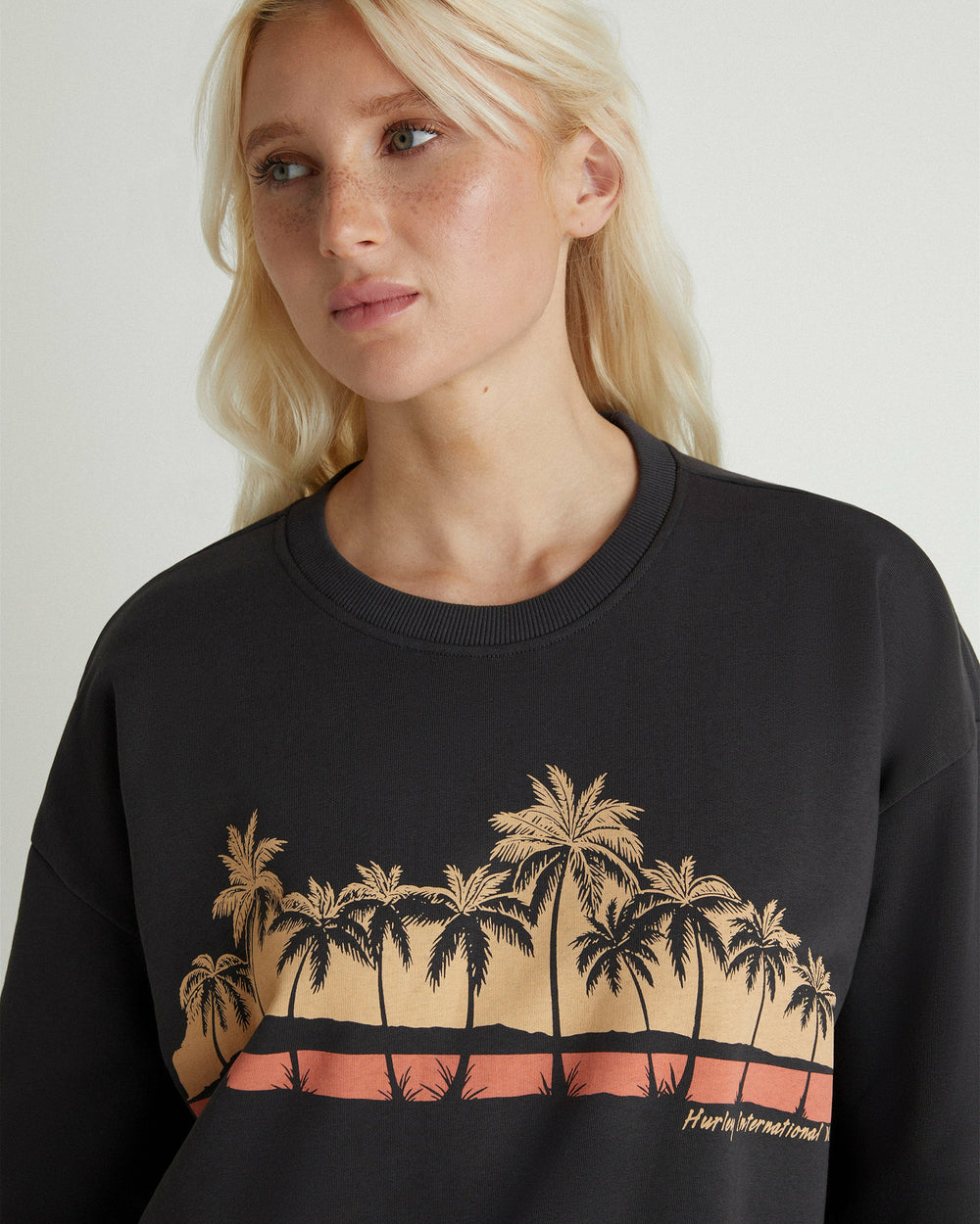 Hurley For Sale | Sea-Nario Oversized Crew - Off Black